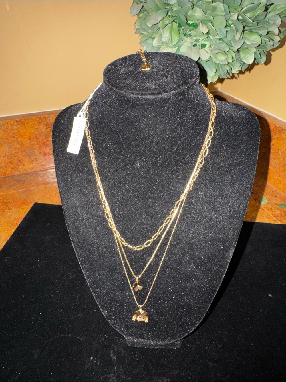 PARK LANE MICAH Necklace soft gold Butterfly 15", 16", 18" + 3" extension, NWT
